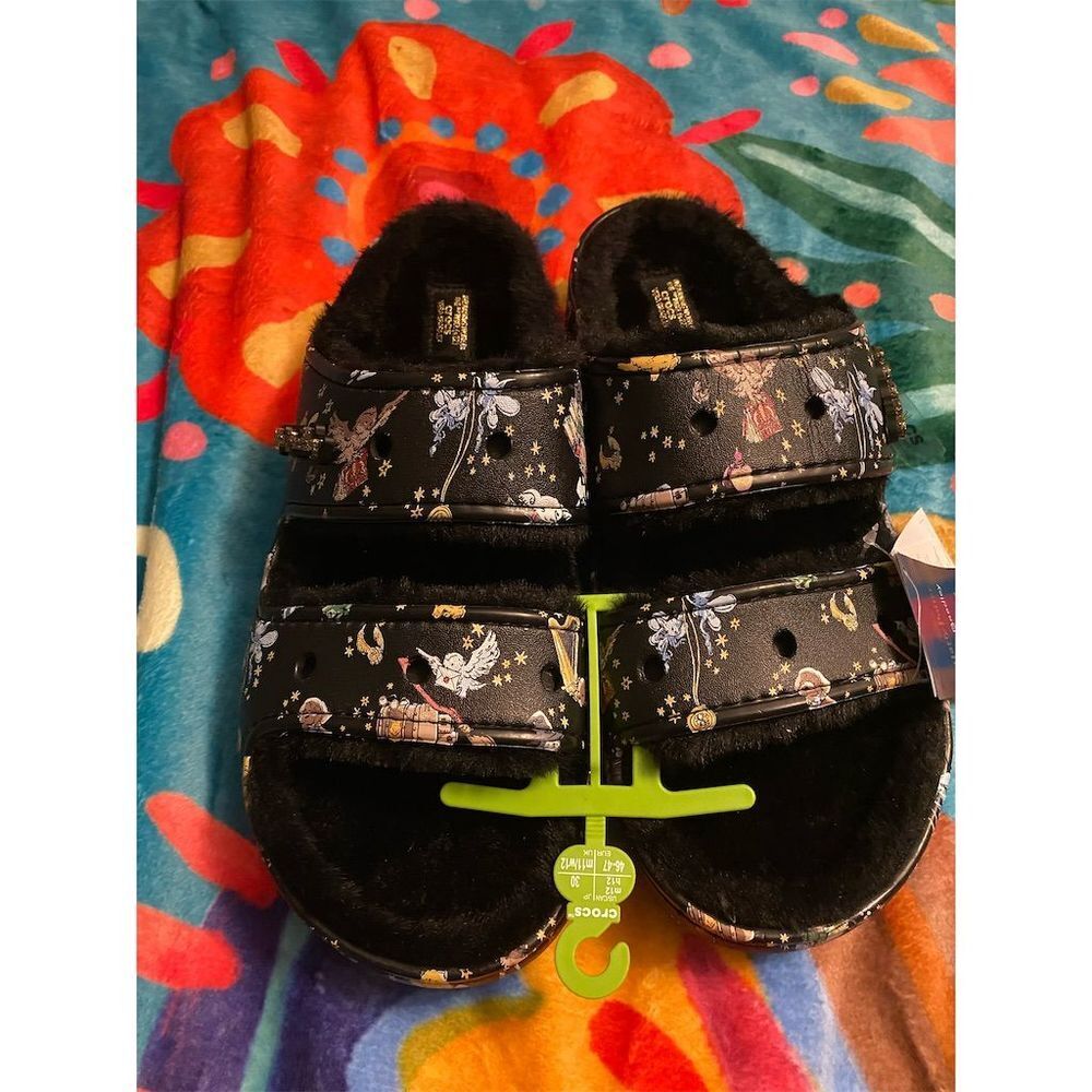 Limited Edition Crocs x Harry Potter x Vera Bradley Cozy Fuzzy Lined NWT Magical